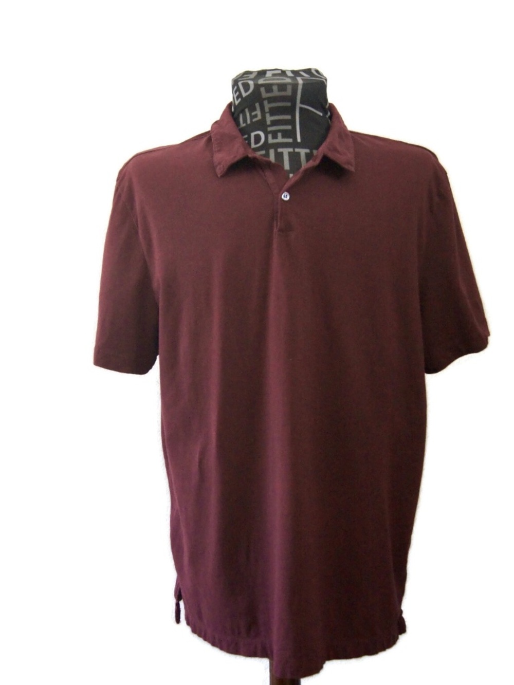 James Perse Standard Polo Shirt Men's 4 XL Supima Cotton Made USA Maroon